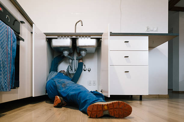 Professional Emergency Plumber technician working in Westville, NJ